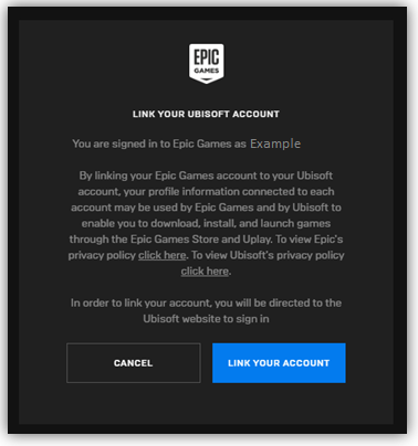 Linking Your Epic Games And Ubisoft Accounts Ubisoft Help