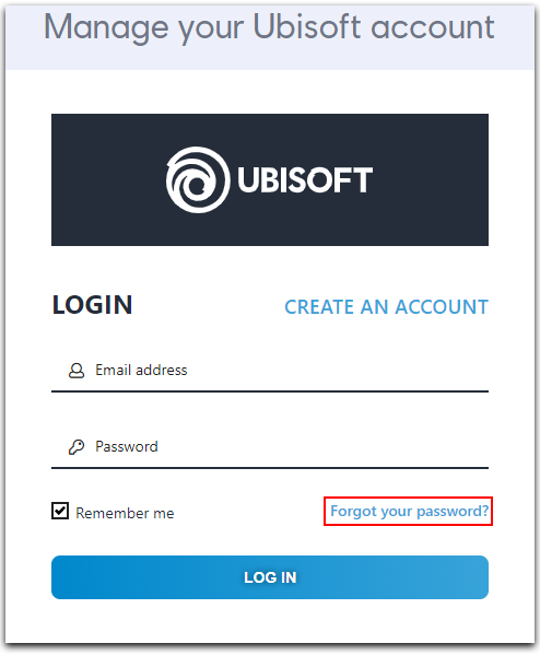 changing the password on your ubisoft