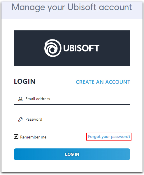 Ubisoftアカウントのパスワードを変更する方法 Ubisoft ヘルプ