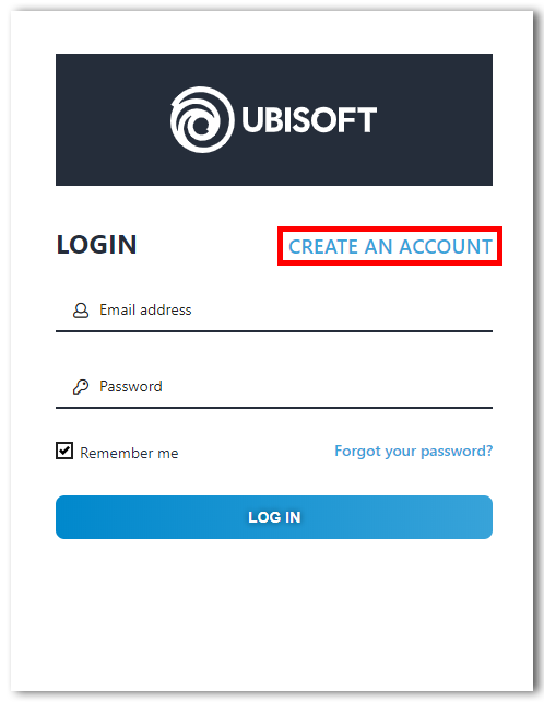 Regeren Omgeving Shetland Creating a Ubisoft account | Ubisoft Help