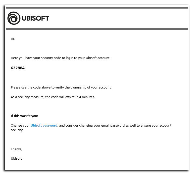 2段階認証でアカウントを保護する Eメール Ubisoft ヘルプ