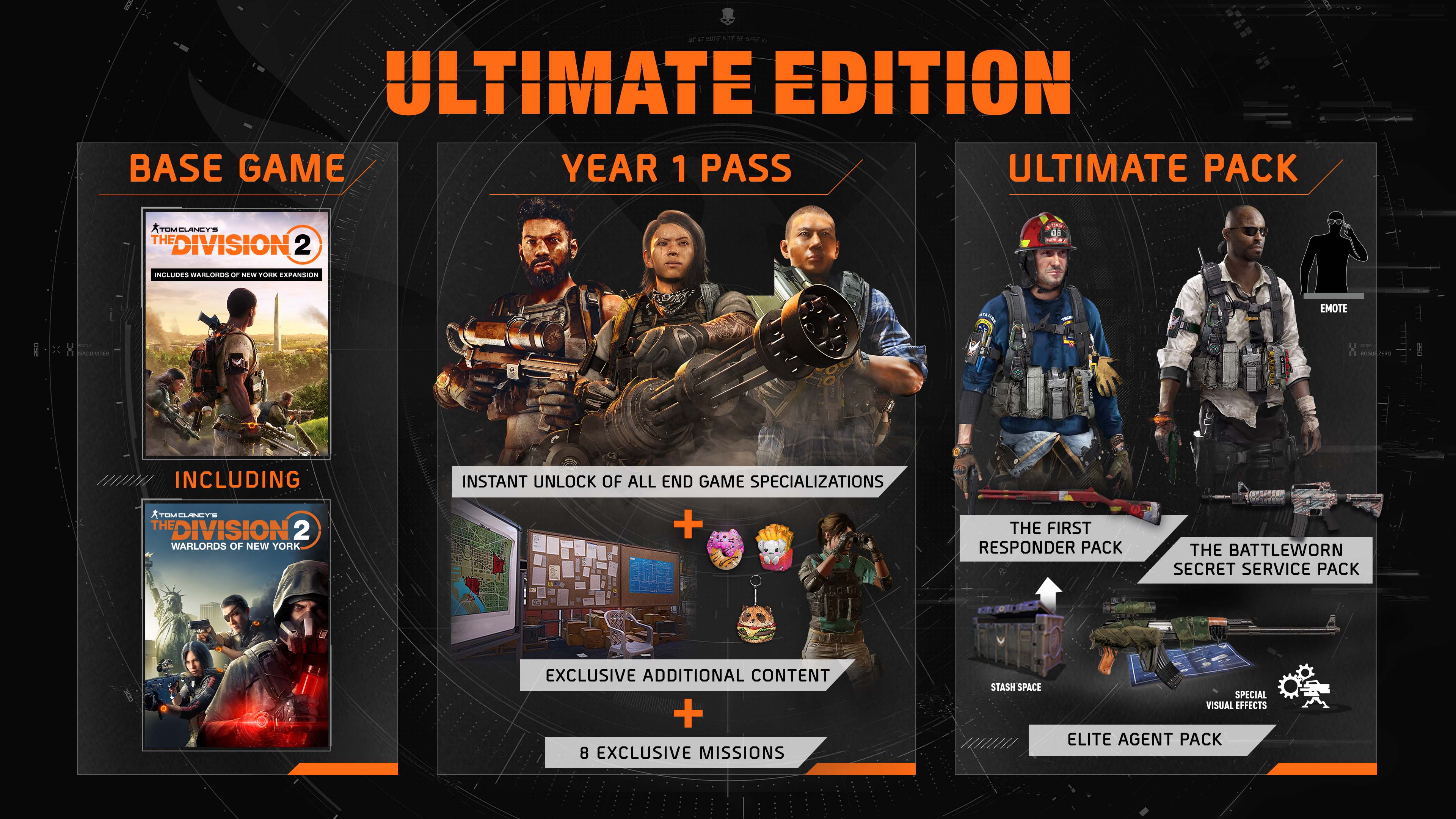 Content of The Division 2 editions | Поддержка Ubisoft